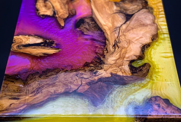 Resin Art with Mica Powder