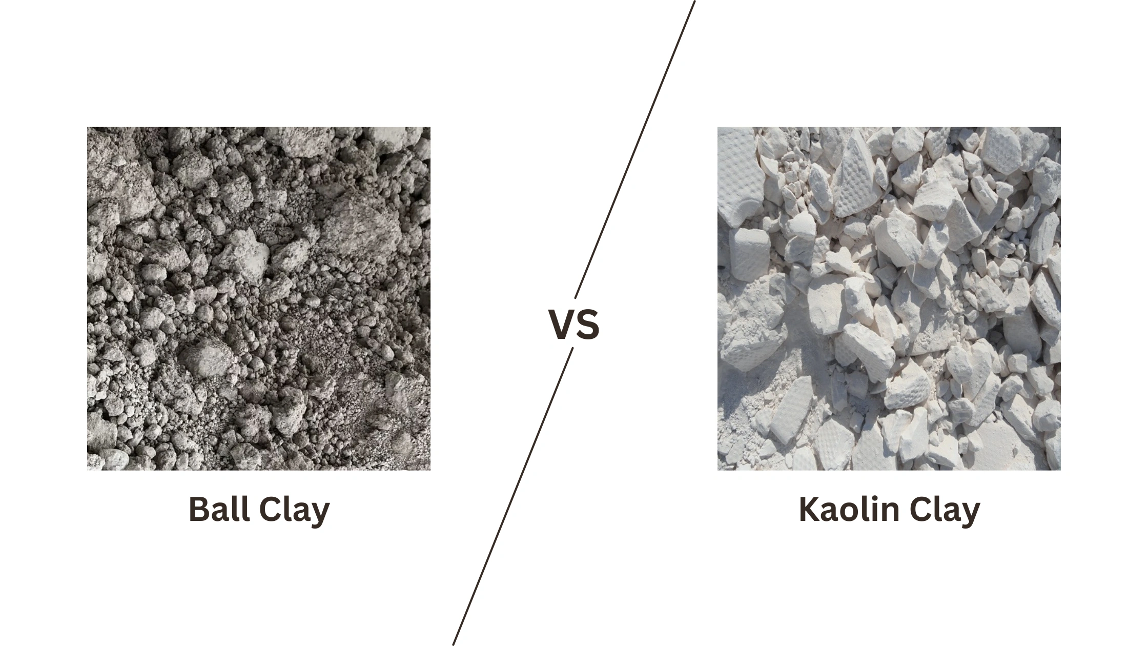 ball clay vs kaolin clay